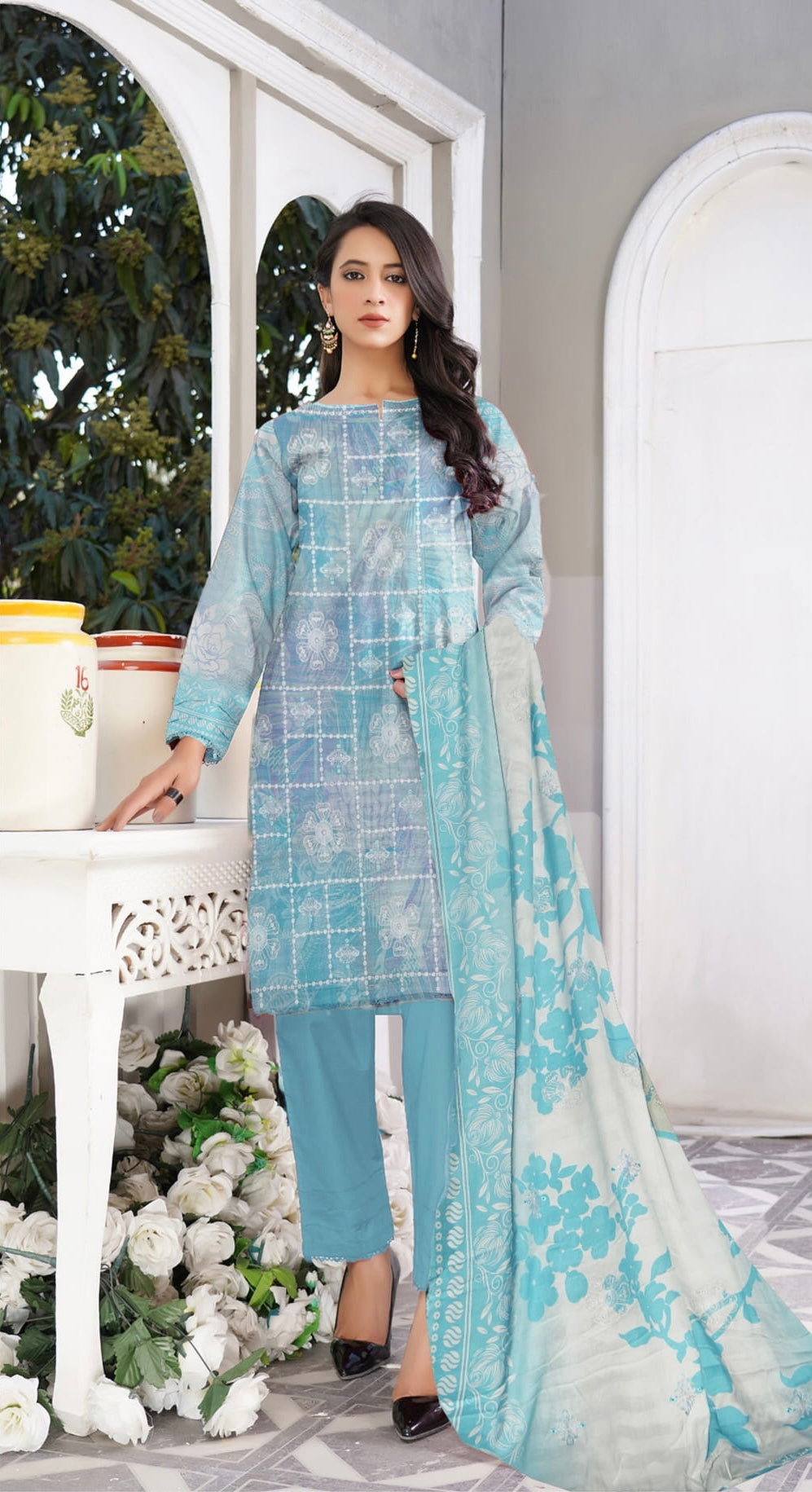JAAN-E-MAHAL | 3 peices unstitched suit