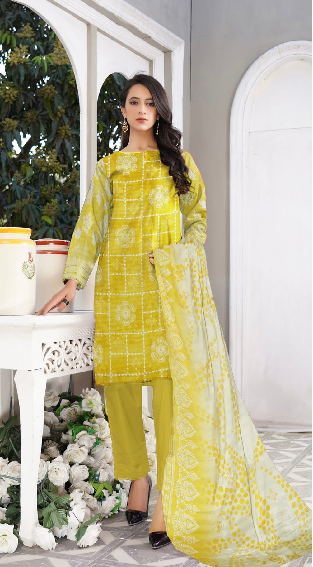 JAAN-E-MAHAL | 3 peices unstitched suit