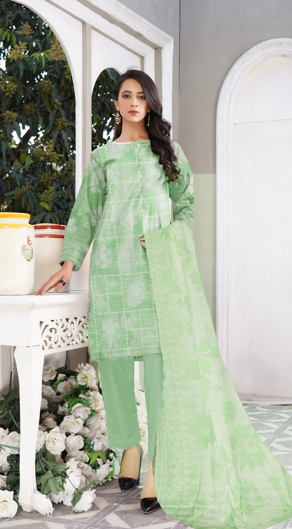 JAAN-E-MAHAL | 3 peices unstitched suit