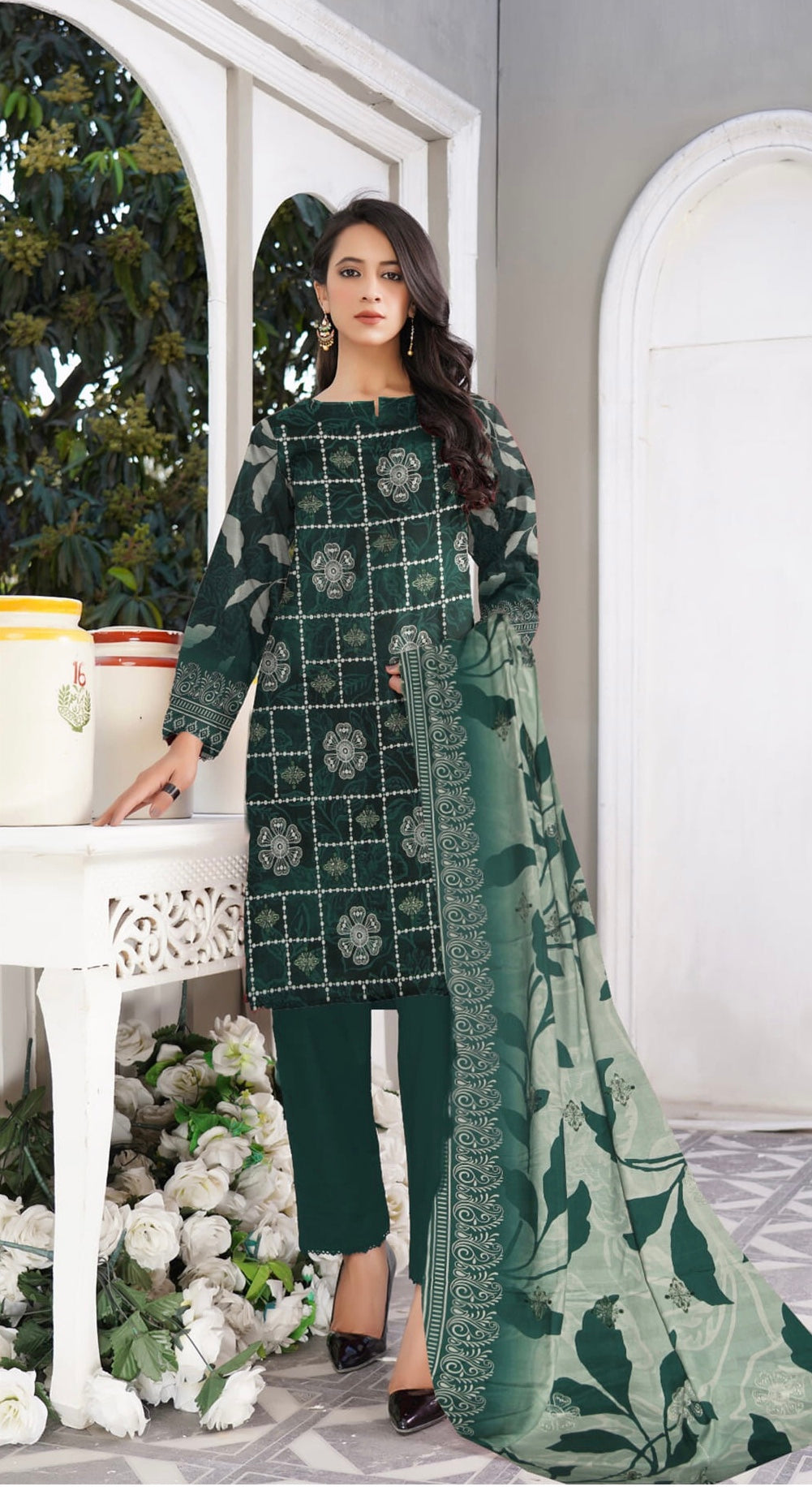 JAAN-E-MAHAL | 3 peices unstitched suit