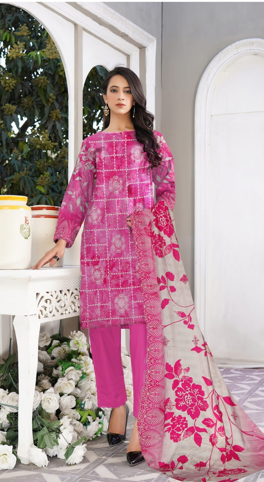 JAAN-E-MAHAL | 3 peices unstitched suit
